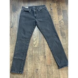 GAP Gapflex Max Skinny Leg High Rise Stretch Black Denim Jeans Men's Size 33/34